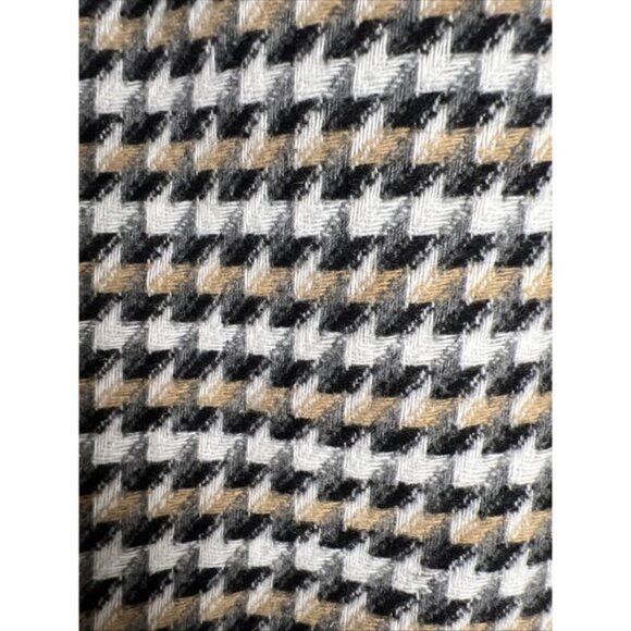 Talbots Houndstooth Wool Blend Lined Skirt Size 20W Gray, Beige, White & Black - Picture 2 of 8